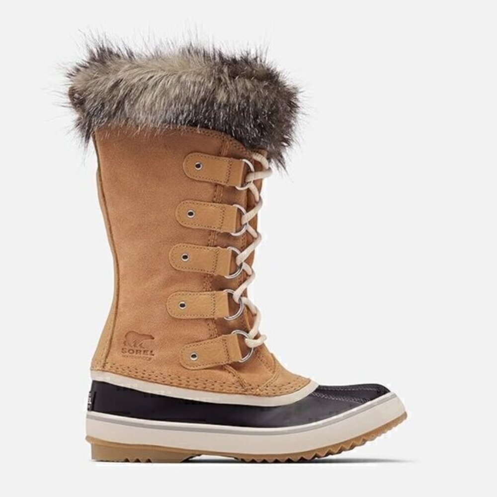 Sorel Women's Joan of Arctic Faux Fur Waterproof Snow Boot in Honest Beige NWT